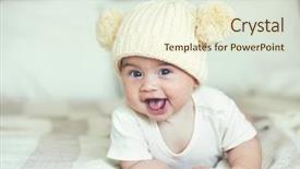  Presentation with baby fashion - Cool new PPT layouts with lovable 5 months baby backdrop and a  colored foreground