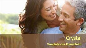  Presentation with hispanic - Amazing slide set having love - loving hispanic couple in countryside backdrop and a tawny brown colored foreground