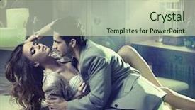  Presentation with passion - Beautiful PPT layouts featuring love affection - pure passion backdrop and a soft green colored foreground