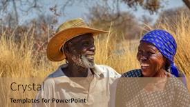  Presentation with african american - Presentation design with love-african-american-couple background and a coral colored foreground