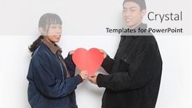  Presentation with relationships - Theme enhanced with love-and-relationships-concept-beautiful background and a light gray colored foreground
