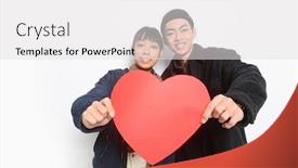  Presentation with relationships - Audience pleasing slide deck consisting of love-and-relationships-concept-beautiful backdrop and a light gray colored foreground