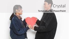  Presentation with relationships - PPT layouts consisting of love-and-relationships-concept-beautiful background and a light gray colored foreground