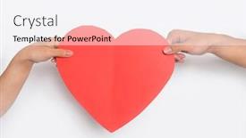  Presentation with design love - Beautiful PPT layouts featuring love-and-relationships-concept-valentines backdrop and a white colored foreground