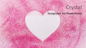  Presentation with love heart - Slide deck enhanced with love-and-valentine-s-day background and a lemonade colored foreground