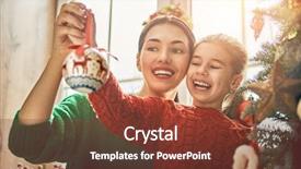  Presentation with decorate - Audience pleasing presentation design consisting of love beauty - merry christmas and happy holidays backdrop and a  colored foreground