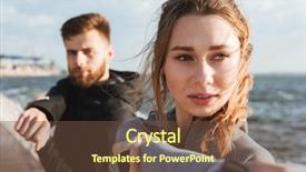  Presentation with pharmacy sports supplement - Slide set with love beauty - motivated young sports couple doing background and a  colored foreground