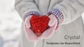  Presentation with valentine - Presentation theme consisting of love-christmas-and-valentine-s background and a light gray colored foreground