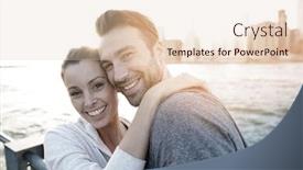  Presentation with heights - Cool new presentation theme with love couple enjoying sunset on brooklyn heights nyc backdrop and a lemonade colored foreground