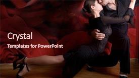  Presentation with latino - Slide deck consisting of love dancing latino dance background and a wine colored foreground