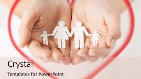  Presentation with happiness - Presentation theme consisting of love family and happiness concept background and a lemonade colored foreground