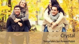  Presentation with friendship - PPT layouts having love friendship family and people background and a  colored foreground