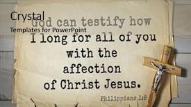  Presentation with top 150 - PPT theme with love god can testify background and a mint green colored foreground