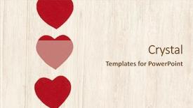  Presentation with red grey - Slide set with love hearth - valentine red hearts on grey background and a  colored foreground