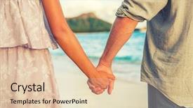  Presentation with honolulu hawaii waikiki beach - PPT layouts having love in waikiki travel honolulu background and a lemonade colored foreground