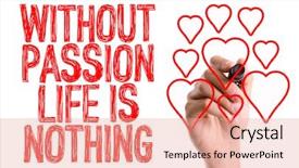  Presentation with life on mars - Amazing slides having love jesus - hand with marker writing backdrop and a coral colored foreground