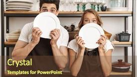  Presentation with human face set of faces - Presentation theme having love job - image of happy excited young background and a  colored foreground