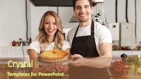  Presentation with loving hearts love heart candy - Slide deck consisting of love job - image of happy young friends background and a tawny brown colored foreground