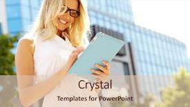  Presentation with job - Colorful theme enhanced with love job - portrait of pretty student backdrop and a lemonade colored foreground