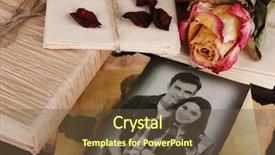  Presentation with vintage letter - Cool new PPT layouts with love letter - vintage memories close up backdrop and a tawny brown colored foreground