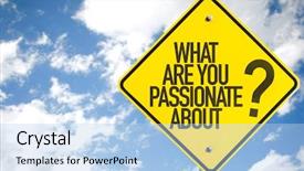  Presentation with liberty - Presentation design having love life liberty - what are you passionate background and a light blue colored foreground
