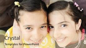  Presentation with my best friend - PPT layouts consisting of love miles - portrait of two girls background and a lemonade colored foreground