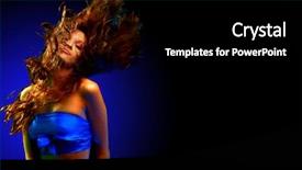  Presentation with dancing - Beautiful slides featuring love music - beautiful dancing girl backdrop and a black colored foreground