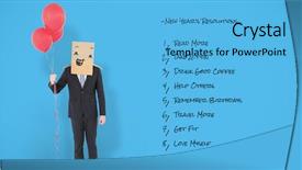  Presentation with anonymous - PPT theme featuring love myself - anonymous businessman against blue background background and a light blue colored foreground