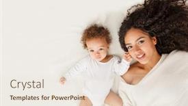  Presentation with love mother - Presentation design featuring love-of-a-mother background and a lemonade colored foreground