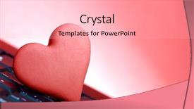  Presentation with dating - Cool new presentation theme with love or online dating concept backdrop and a lemonade colored foreground