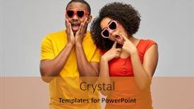  Presentation with relationships - Colorful slide deck enhanced with love-relationships-and-valentines-day backdrop and a gold colored foreground