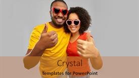  Presentation with relationships - Slide deck featuring love-relationships-and-valentines-day background and a gold colored foreground