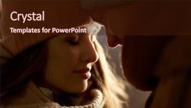  Presentation with love romance - Slide set with love romance and people concept background and a wine colored foreground