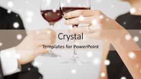  Presentation with love romance - Beautiful theme featuring love romance holiday celebration concept backdrop and a lemonade colored foreground