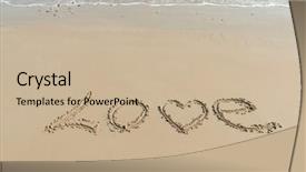  Presentation with loving hearts love heart candy - Cool new presentation with saif - love in the sand backdrop and a soft green colored foreground