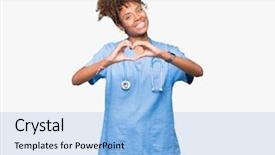  Presentation with medicine love - PPT theme featuring love showing heart symbol background and a light blue colored foreground