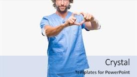  Presentation with heart love - Cool new slide set with love showing heart symbol backdrop and a teal colored foreground