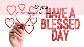  Presentation with blessed - Beautiful PPT theme featuring love sundays - hand with marker writing backdrop and a lemonade colored foreground