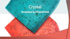  Presentation with human heart blue and red - Presentation design consisting of love triangle - blue and red heart dutch background and a teal colored foreground