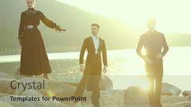  Presentation with stand apart - PPT theme consisting of love-triangle-beautiful-woman background and a mint green colored foreground