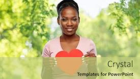  Presentation with african charity - PPT layouts consisting of love-valentine-s-day background and a yellow colored foreground