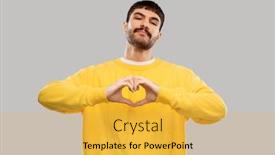  Presentation with valentine - Audience pleasing PPT theme consisting of love-valentine-s-day backdrop and a yellow colored foreground