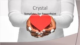 Presentation with african charity - Slide deck with love-valentine-s-day background and a light gray colored foreground