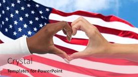  Presentation with black white love - PPT layouts with love-valentines-day-and-friendship background and a coral colored foreground