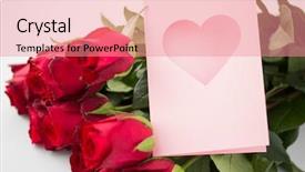  Presentation with valentines day - PPT theme with love valentines day and holidays background and a  colored foreground