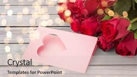 Presentation with valentines day - Audience pleasing presentation consisting of love valentines day and holidays backdrop and a  colored foreground