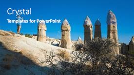  Presentation with fairy - Presentation theme enhanced with love-valley-in-cappadocia-tourist background and a  colored foreground