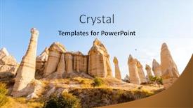  Presentation with fairy - PPT layouts consisting of love-valley-view-with-rock background and a light blue colored foreground