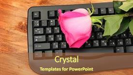  Presentation with online dating - Presentation theme enhanced with love work - idea of dating online background and a red colored foreground