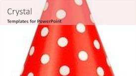  Presentation with birthday - Beautiful PPT layouts featuring lovely-birthday-or-dwarf-hat backdrop and a lemonade colored foreground